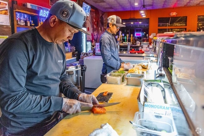 Kami Sushi & Asian Kitchen serves fresh hand-made sushi rolls in Manchester.