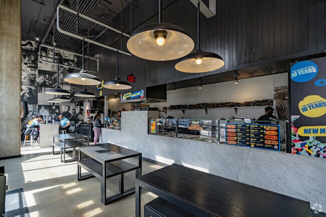 Food options near The Catholic University include & Pizza.