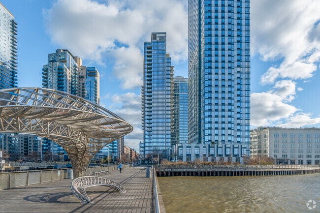 New condo buildings are rising