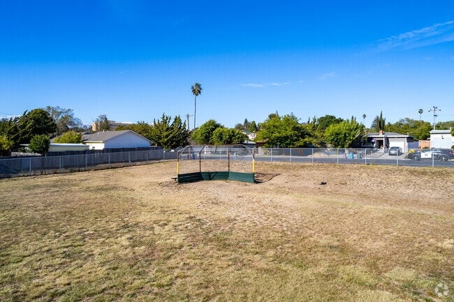 The baseball field at Johnston cooper Elementary is used after school.