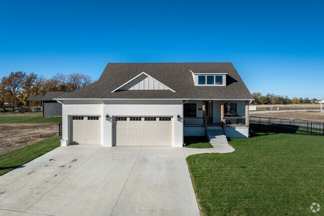 Many homes in Newton are newly-built traditional homes.