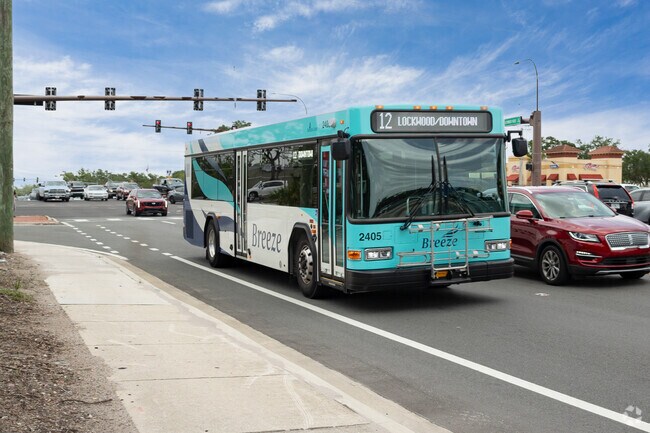 Public transportation is available throughout the greater Sarasota area.