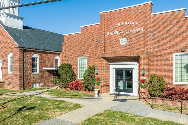 Rise Academy is housed in a two-story addition of Rosemont Baptist Church.