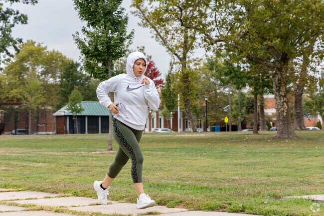 Lace up and hit the pavement - Jackson Park is a favorite to go for a run.