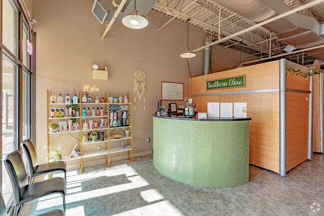 Stop by Southern Glow near Chesapeake Ranch Estates for your tanning needs all year round.