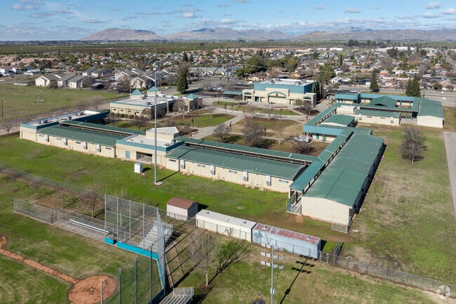 A view of Citrus Middle School in Orange Cove.