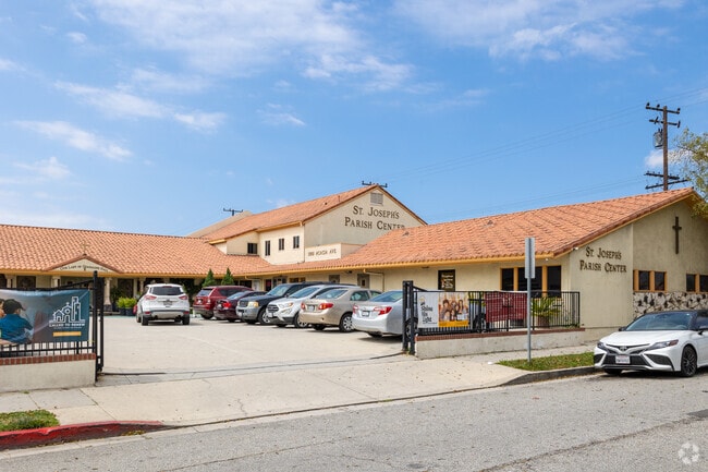 The parish center at St. Joseph Elementary School in Hawthorne, CA.