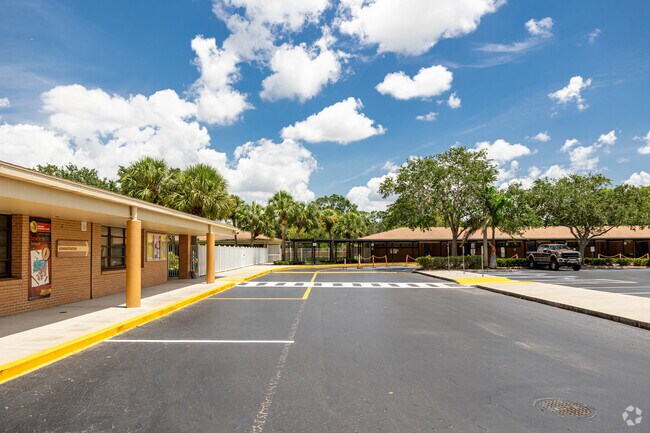Vineyards Elementary School in Naples has designated pick-up and drop-off areas.