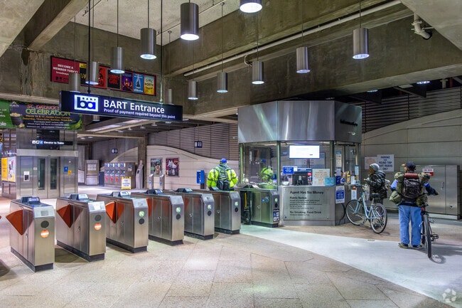 The closest BART stop to The Oaks is Pleasanton.