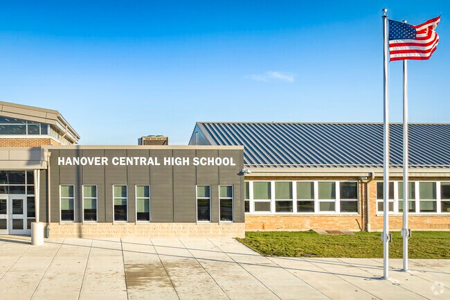 Hanover Central High School serves students from all nearby towns, including Cedar Lake.
