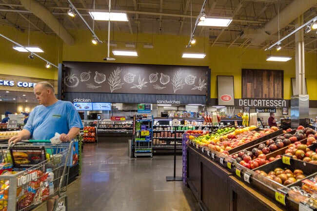 Locals shop for groceries at Fred Meyer in Greenacres.