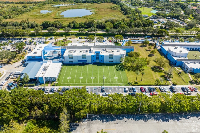 Aerial view of Somerset Academy Charter High