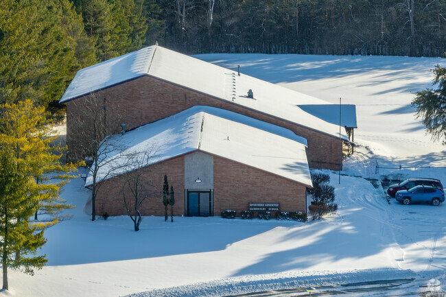 A recreation are for students is behind First Flint Seventh-day Adventist Christian School.