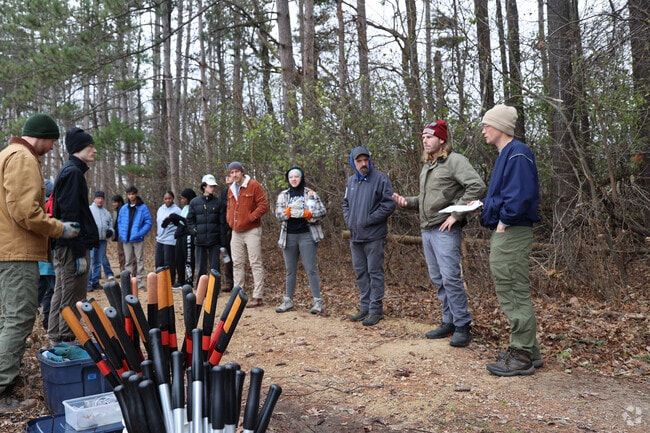 Arboretum Work Party is a combination of education and work.