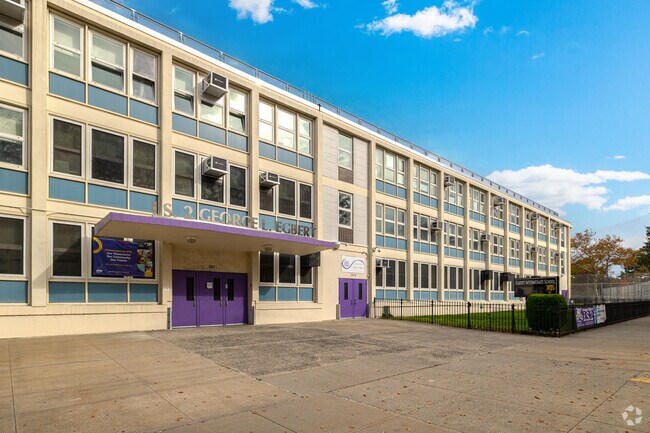 Students continue to George L. Egbert for middle school in New Dorp Beach.