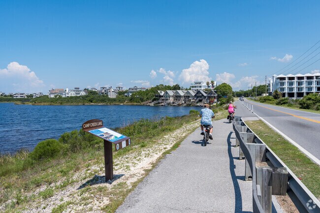 Camp Creek Lake is an intracoastal dune lake in Watersound with plentiful wildlife.