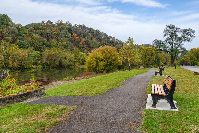 Get your steps in along the Beaver River on the trail at Big Rock Park.