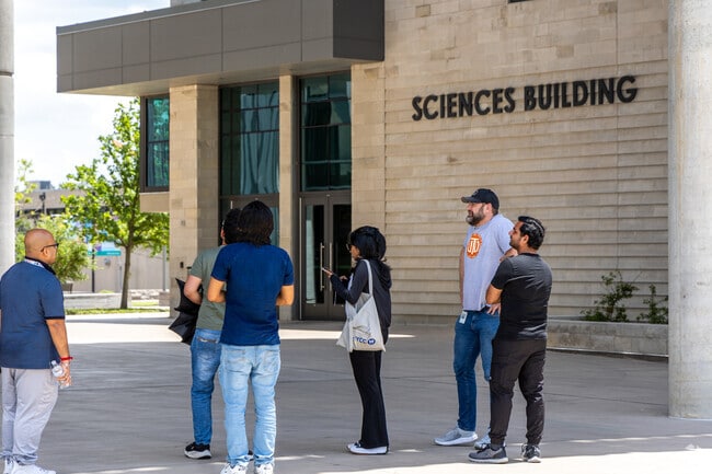 The University of Texas at Dallas near Cottonwood Creek excels in science and tech.