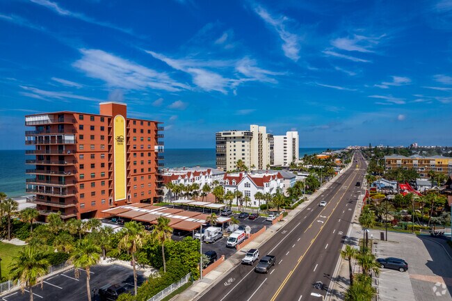 Gulf Blvd runs through Madeira Beach and is filled with lots of shops, hotels & restaurants.