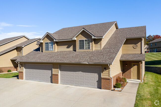 Attached 2 car garages!
