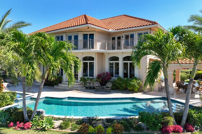 Many residents in Sunrise Key have pools to relax and enjoy the Florida weather.
