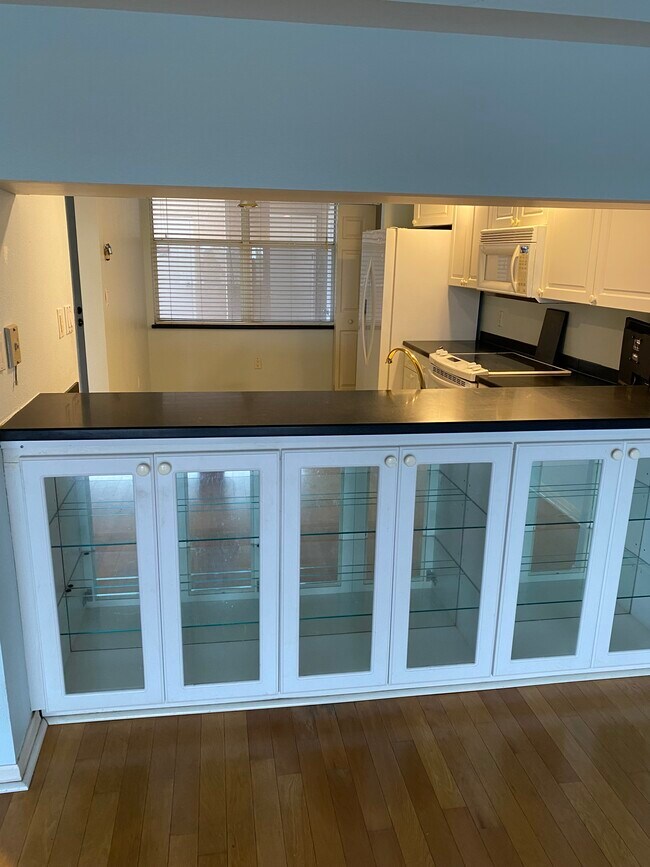 Kitchen pass through to Dining