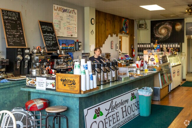 Stop into Euclid Lakeshore Coffee House for all sorts of treats, both savory and sweet.