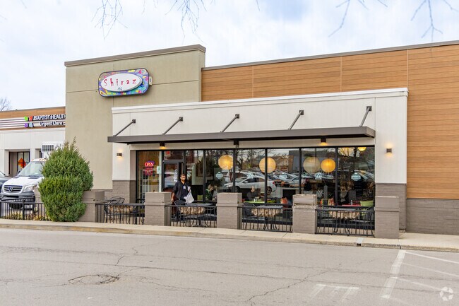 Glenview residents can find Shiraz Mediterranean at the Holiday Manor Shopping Center.