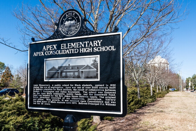 Apex Elementary School is a public school in Apex,NC with around 650 students.