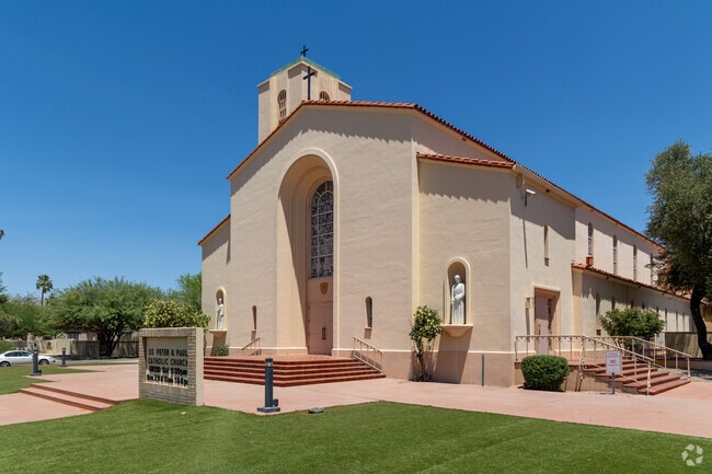 St. Peter & Paul Catholic Church was founded in 1930 and serves the Blenman-Elm community.