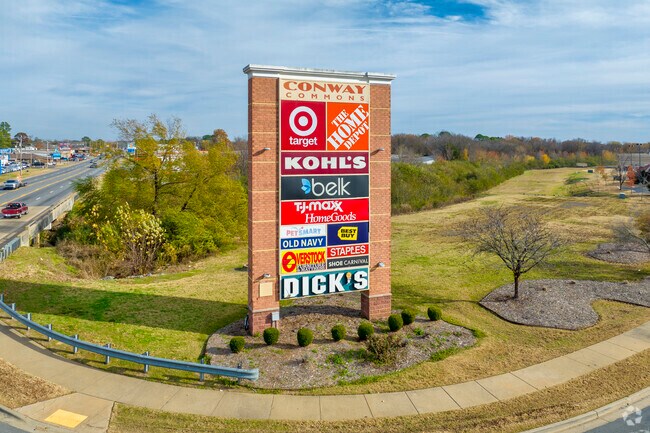 Conway Commons is one of the larger shopping centers in the East Conway area.