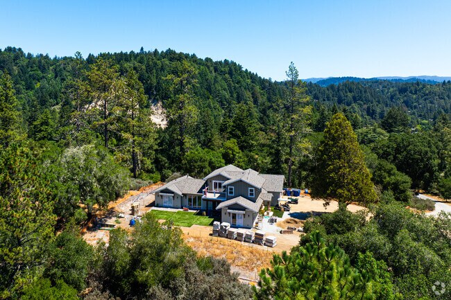 Mount Hermon includes occasional New Traditional and custom-built homes with unique designs.