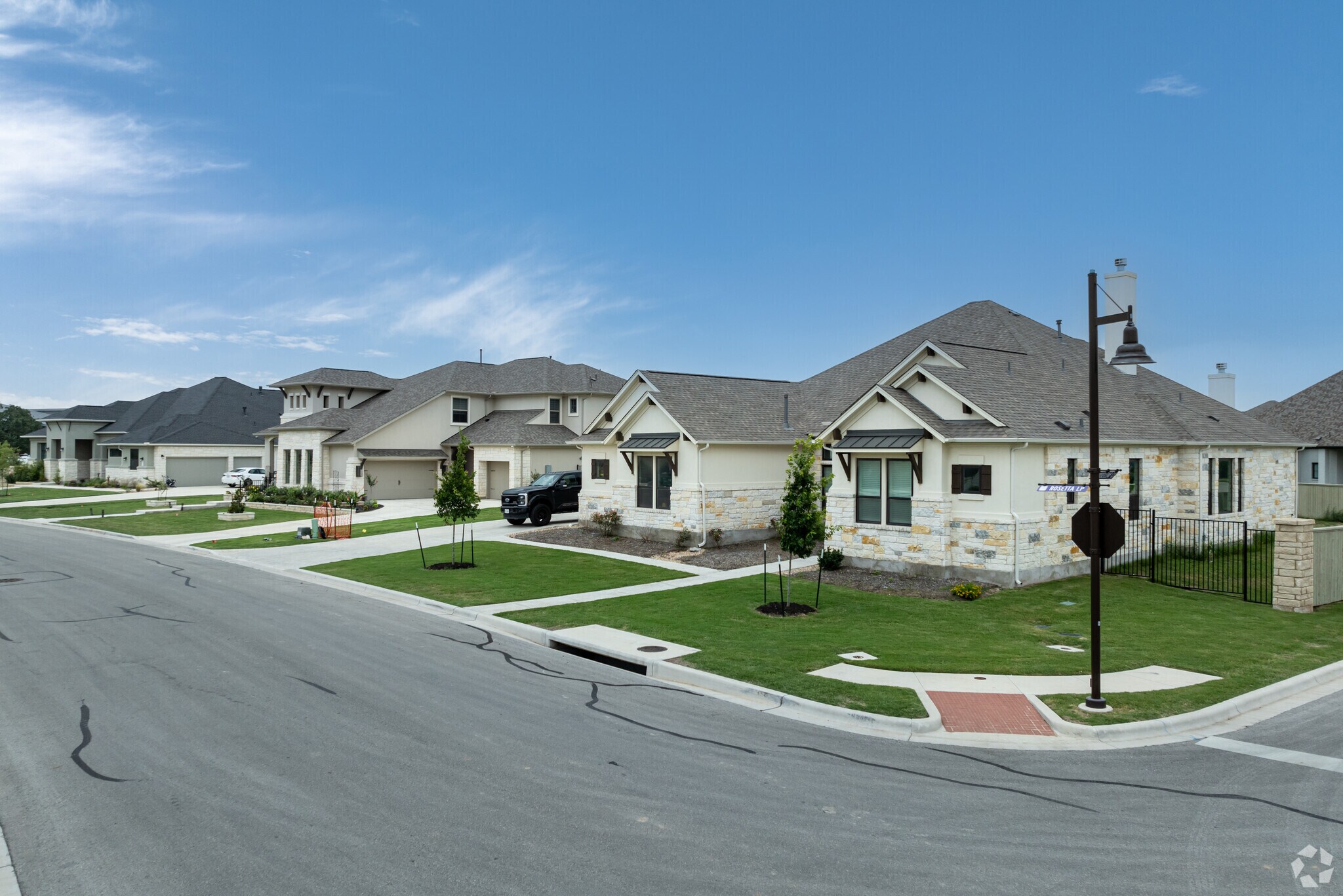 Many builders offer traditionally styled homes in the Morningstar neighborhood.