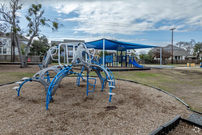 There are a variety of playgrounds at Whitestone Elementary School.