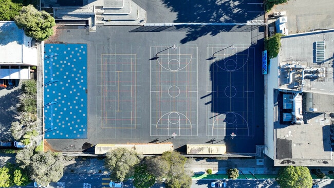 Wallenberg (Raoul) Traditional High School has open space for its students in San Francisco.