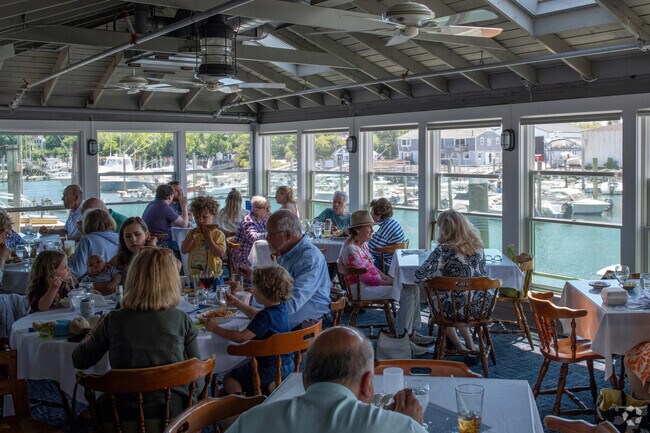 For great water views, Mattakeese Wharf Waterfront Seafood restaurant makes Barnstable proud.