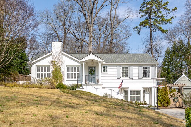 Two-story homes with wooded backyards are popular in Collier Hills.