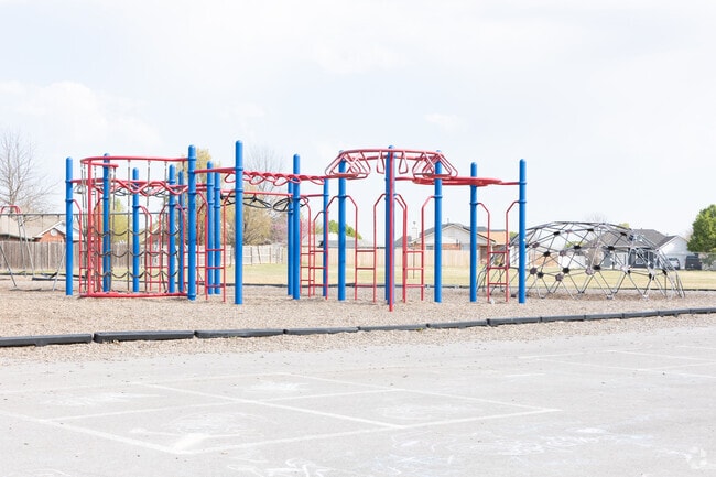 Kids will love the climbing structure at Larkin Bailey Elementary School.