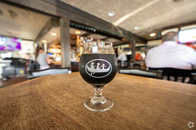 Residents of Shepard Boulevard love the 22 choices of beer on tap at McGinty's Bar.