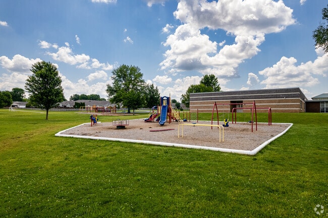 The Disney Elementary playground provides ample room and equipment.