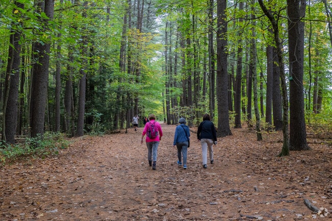 You can enjoy walking on miles of trails at Mine Falls Park in Nashua.