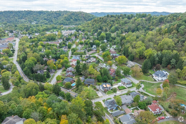 Woodsdale sits between a few mountain ridges that spread throughout Wheeling.