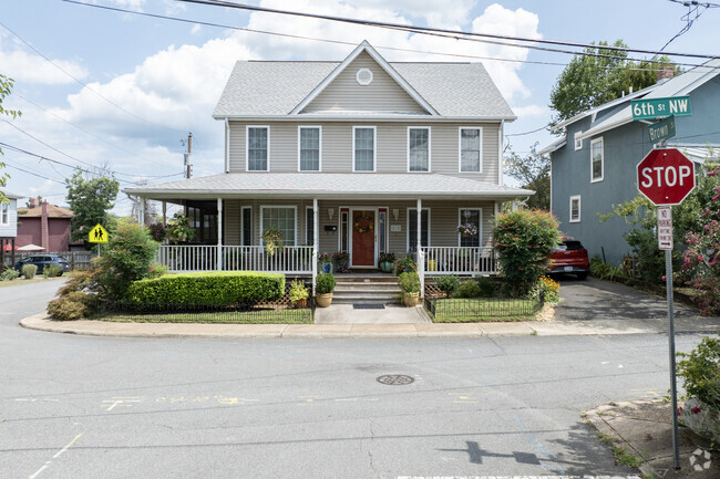 Most homes in Starr Hill date to the 1920s, but many have been renovated to two stories.