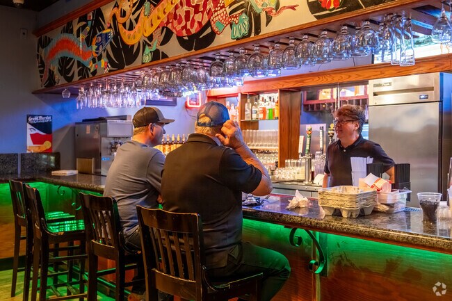 The Texican Cafe near Manchaca is a friendly spot to stop for a drink.