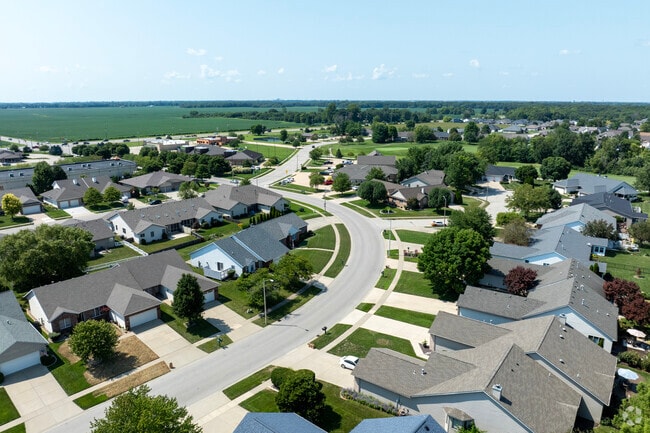 The gated community of Piper Glen is centered around the Piper Glen Golf and Social club.