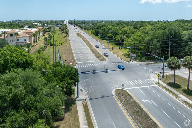 Southwest New Smyrna residents have quick access to the beach or nearby towns via Route 44.
