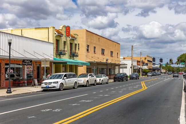 The Main Street is home to many local shops and businesses.