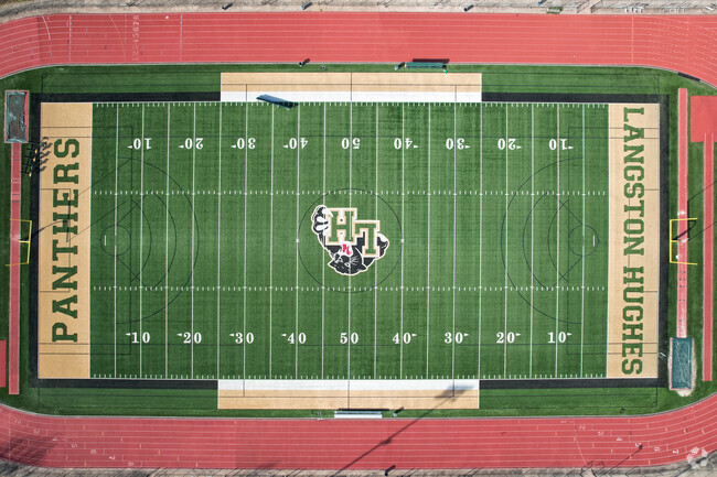 Langston Hughes High School serves around 1,893 students daily.