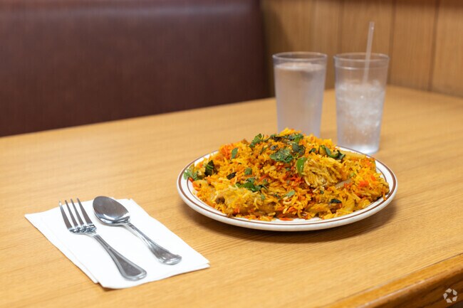 One of many appealing dishes on the menu, both in color and flavor.