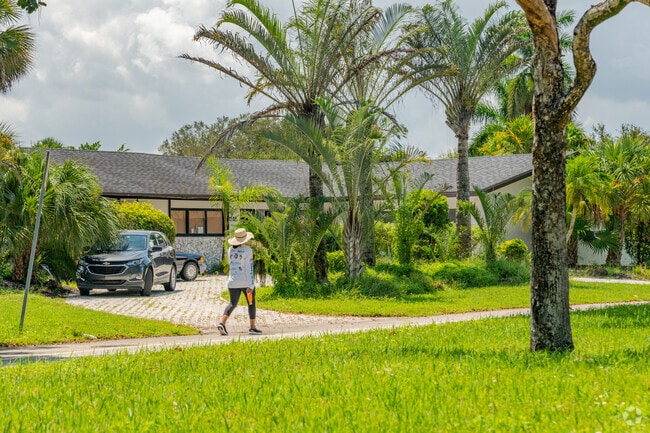 Residents enjoy the walkability of The Woodlands.